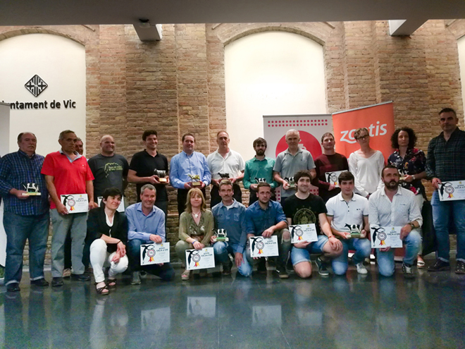 13ª edición de los Premios Vaca D'Or entregados por FEFRIC a las 20 mejores explotaciones de Cataluña