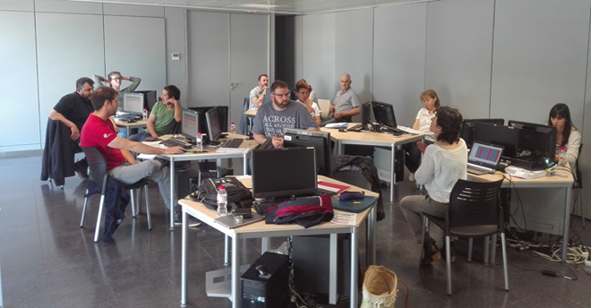 Formación práctica de CONAFEMAT en Vic para ganaderos de la Federación Frisona de Cataluña (FEFRIC)