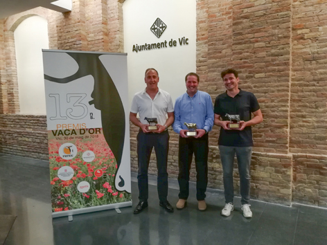 13ª edición de los Premios Vaca D'Or entregados por FEFRIC a las 20 mejores explotaciones de Cataluña